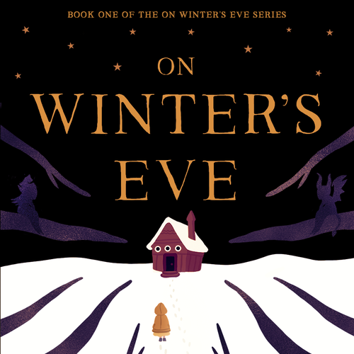 Fairy tale book cover with the title 'On Winter's Eve'