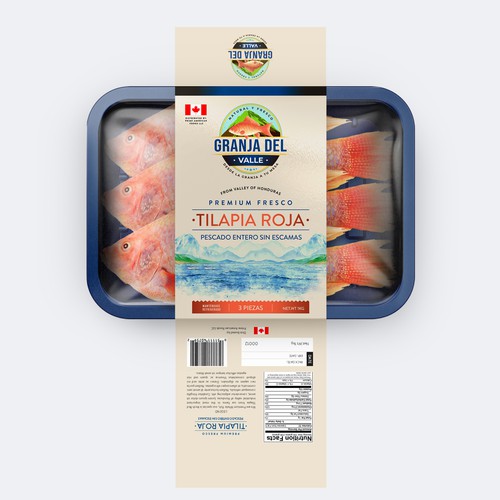 Premium label with the title 'package and Logo design'