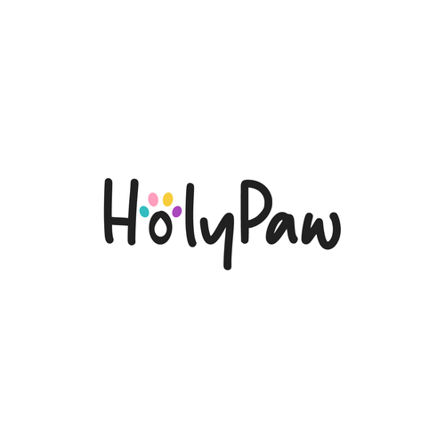 Paw logo with the title 'Playful logo for a CBD oil for pet brand'