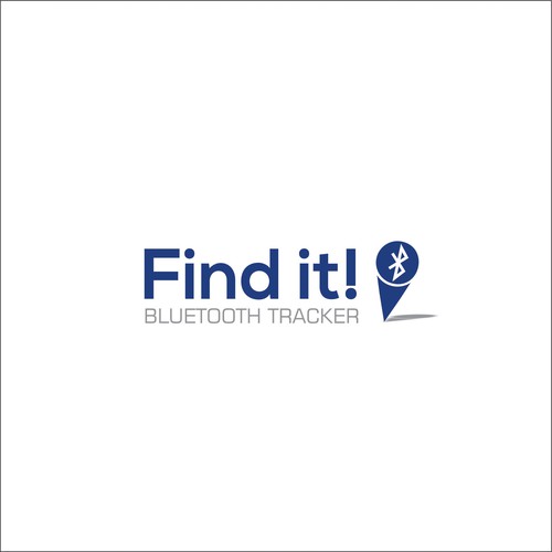 Bluetooth design with the title 'Find it! Bluetooth tracker'