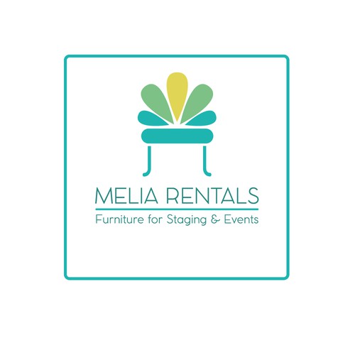 Essential design with the title 'A blooming and inviting mesh-up concept design for a furniture rental hawaiian-based company'