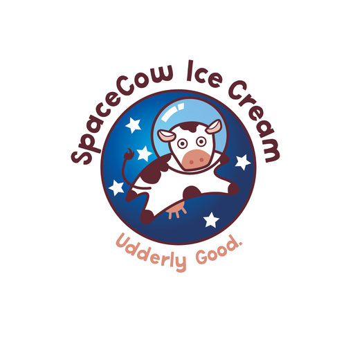 Silly design with the title 'Irreverent logo for an Ice Cream company'