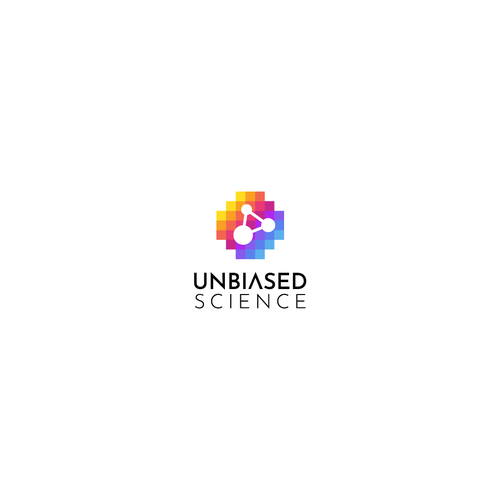 Communication logo with the title 'Winning design for a woman-owned science communication brand.'