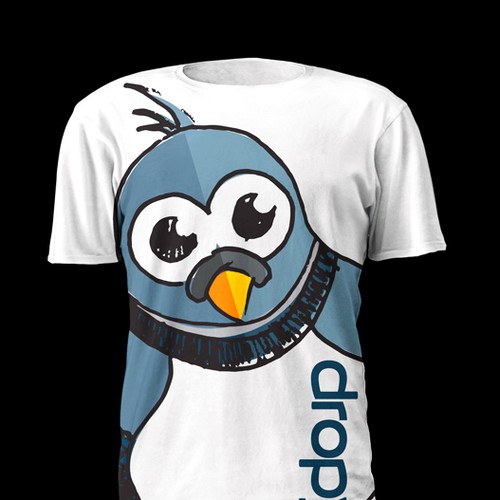 T shirt with bird hot sale logo