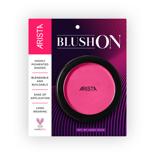 Beauty label with the title 'Cosmetic Packaging'