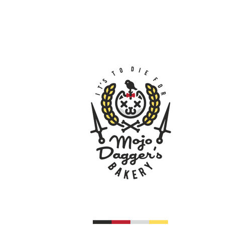 Death design with the title 'Logo concept for bakery'