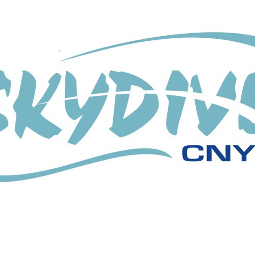 New York logo with the title 'logo for Skydive Central New York   or  Skydive CNY'