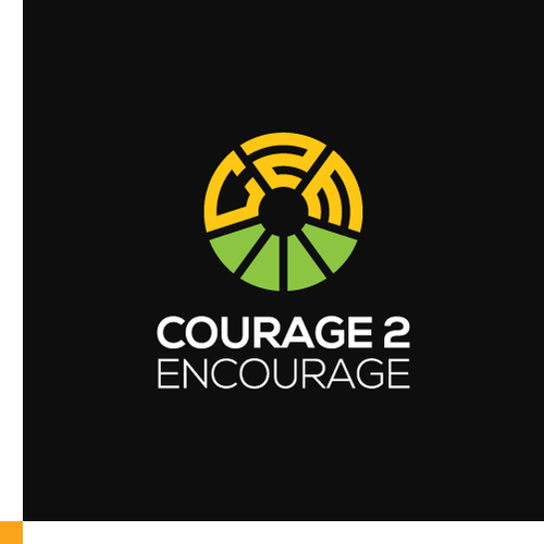 Bright brand with the title 'Courage2Encourage'