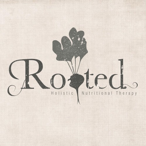 Classy logo with the title 'Create a vintage, beet root-inspired logo for a nutritionist & blogger!'