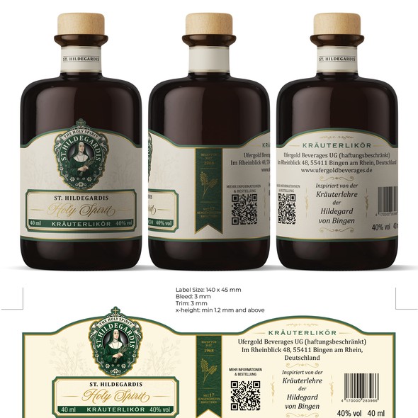 Label with the title 'Minimal Label Design'