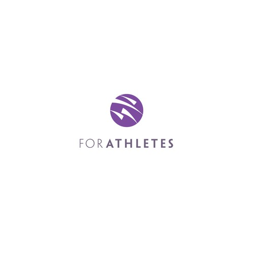 Motion logo with the title 'Concept for ForAthletes, a consultancy on elite athletic health'
