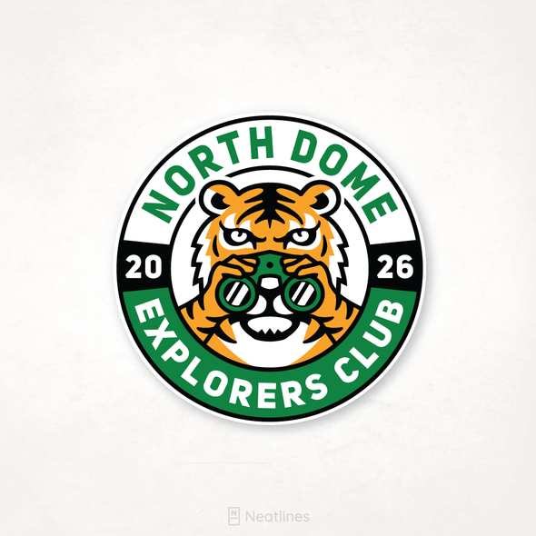 Patch design with the title 'North Dome Explorers Club'