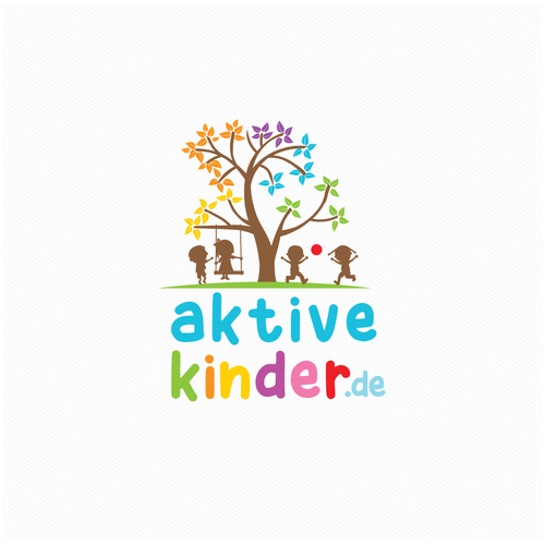 Childcare logo with the title 'aktive kinder'