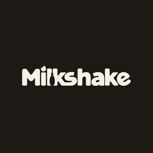 Dairy logo with the title 'Milkshake'