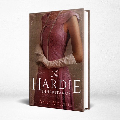 Historical fiction book cover with the title 'The Hardie Inheritance - Historical Fiction Cover'