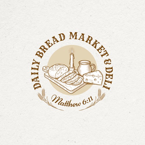 Bible logo with the title 'Logo for a market & deli'
