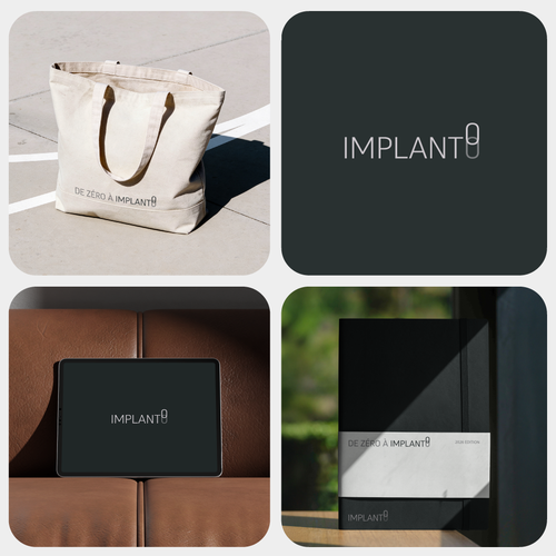 Implant logo with the title 'Logo design contest entry'