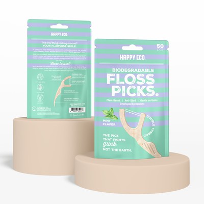 Pouch Packaging for floss picks.