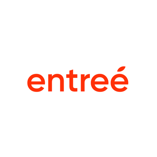 Diner design with the title 'Timeless logo for Entrée.'