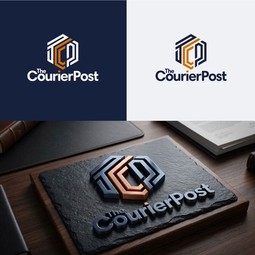 Post design with the title 'The Courier Post'