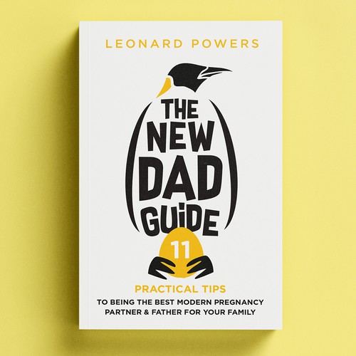 Typography book cover with the title 'The New Dad Guide'