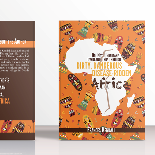 Attractive book cover with the title 'Book Cover Design Entry'