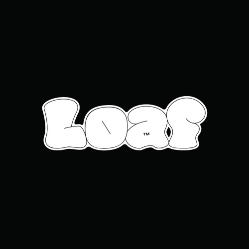 Bread logo with the title 'wordmark for soudough brand'