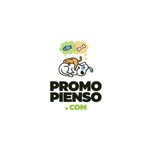 Pet food logo with the title 'Promo Pienso.com'