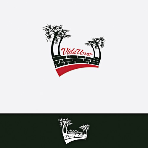 Wall design with the title 'VidaVerde'