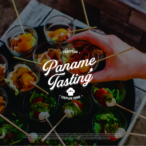 Paris logo with the title 'tasting food'