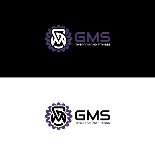 Corporate identity logo with the title 'Logo designs for rehabilitation and fitness'