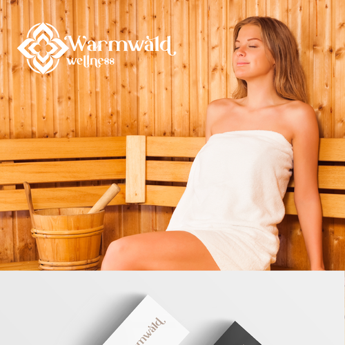 Dynamic logo with the title 'Beautiful Sauna Logo'