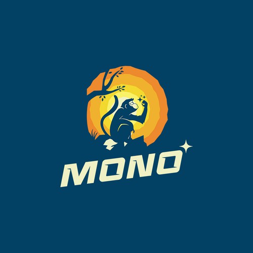 Monkey brand with the title 'Logo for Cryptocurrency Startup servicing altcoins'