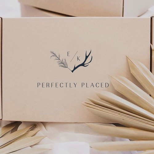 Antler logo with the title 'perfectly placed logo'