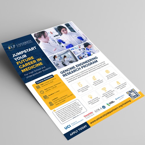 University design with the title 'Engineering Research Program'