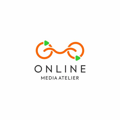Media brand with the title 'Online Media Atelier'