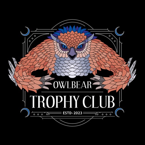 Tavern logo with the title 'Owlbear'