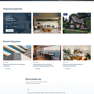 Immosent - Real Estate Website