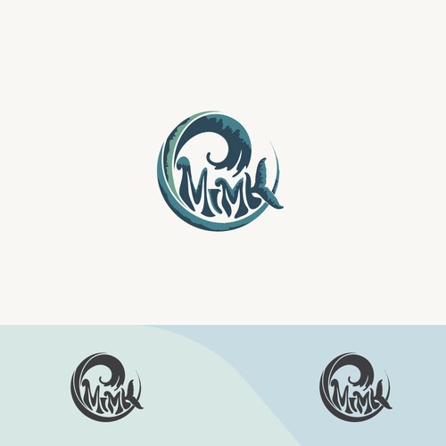 Surfboard design with the title 'Logo design contest entry'
