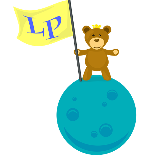 Nursery design with the title 'Little Princeton Logo'