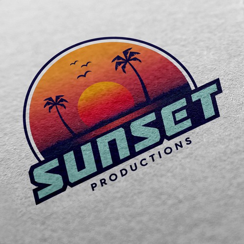 Production house logo with the title 'Bold Logo Concept for Prodution Co.'