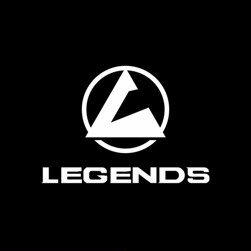 Muscle logo with the title 'Legend gym logo '