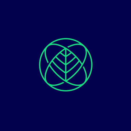 World logo with the title 'World Environtment Logo Concept'