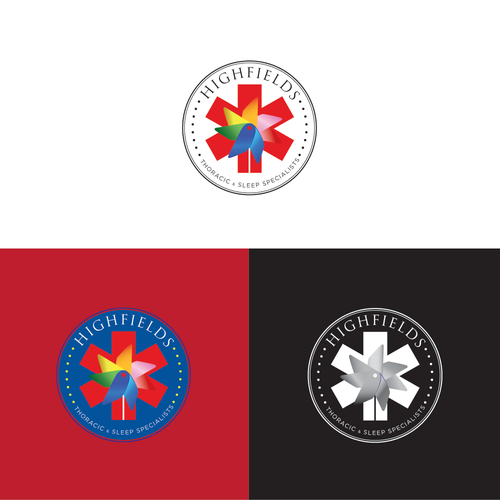 Specialist logo with the title 'Highfields Thoracic & Sleep Specialists v4 variant'