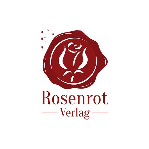 Publisher logo with the title 'Romantic logo for a new publishing house.'