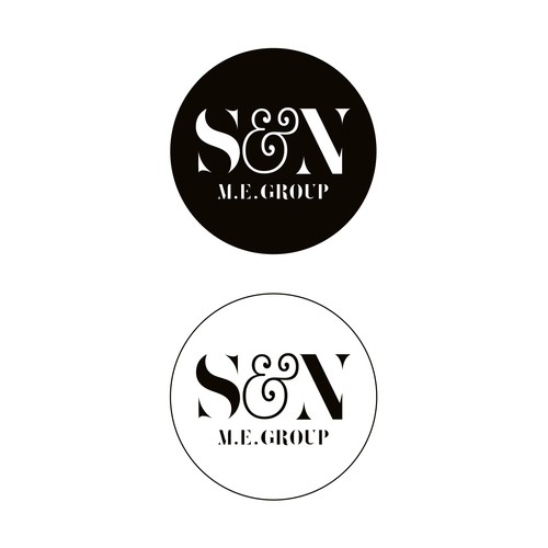 Typography brand with the title 'S&N M.E. Group'