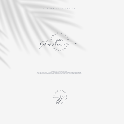 Signature design with the title 'Wedding-Videographer/Photographer Logo '