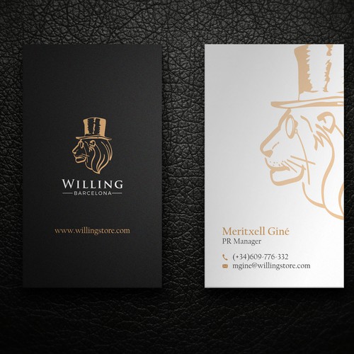 Hat design with the title 'Logo for International Fashion Brand '