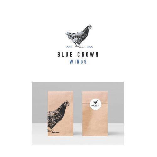 Quail logo with the title 'logo for artisan wing place'