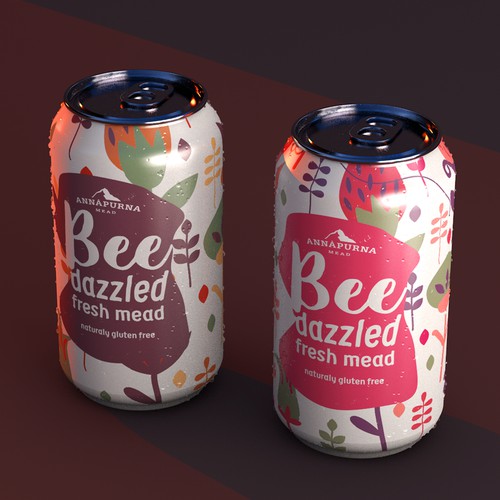 Branding label with the title 'Mead packaging'